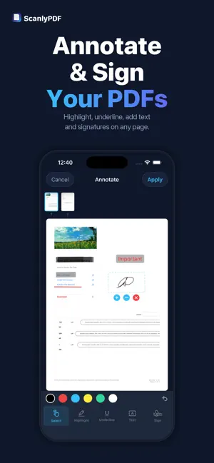Scanly - PDF Scanner screenshot 3