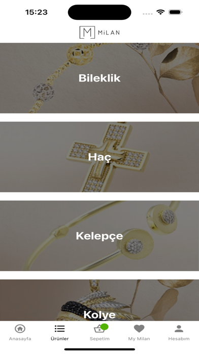 Milan Jewellery Screenshot