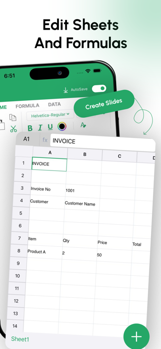 XLSX Spreadsheets Editor Screenshot 3 of 6