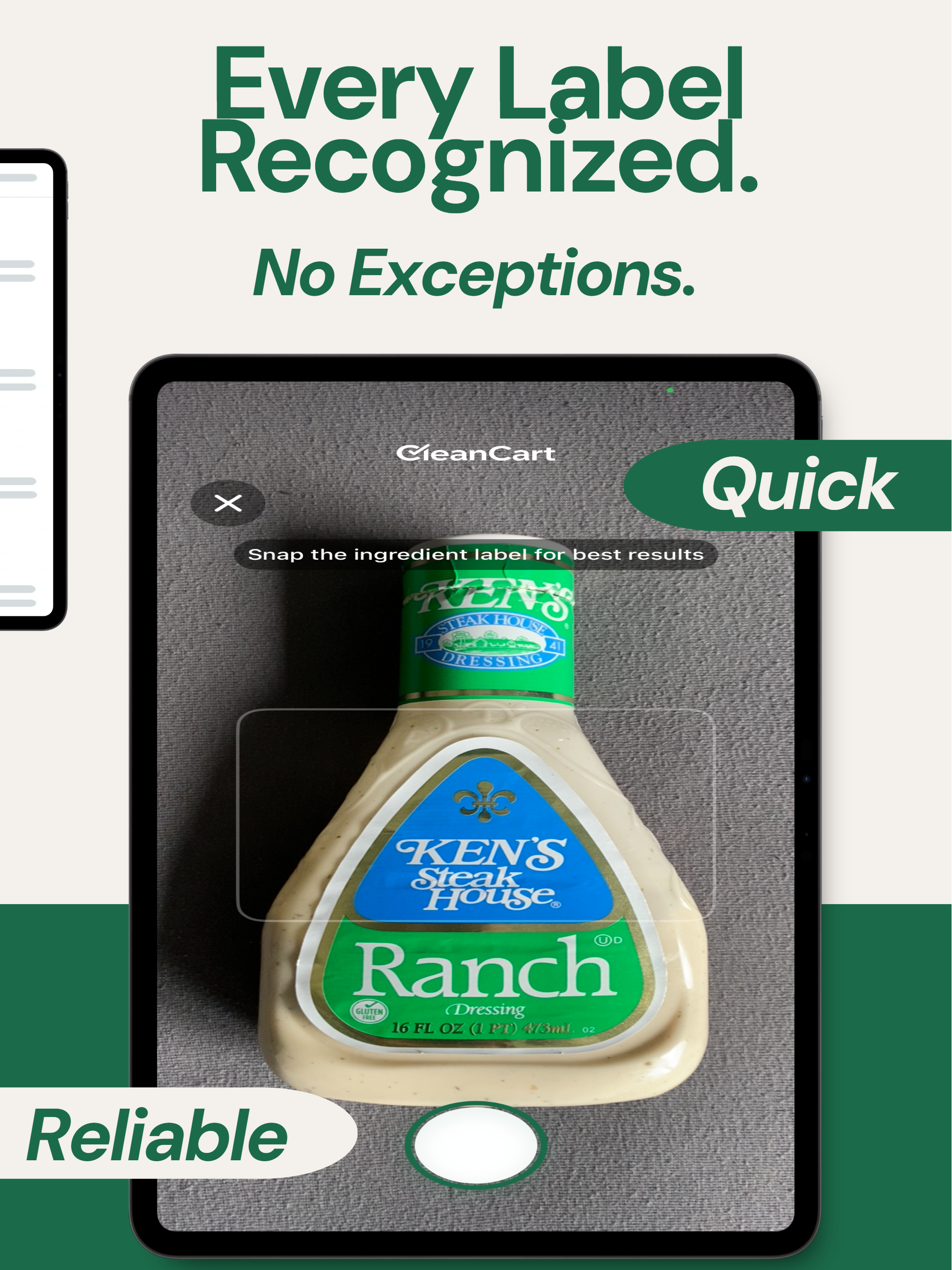 CleanCart - Food Scanner