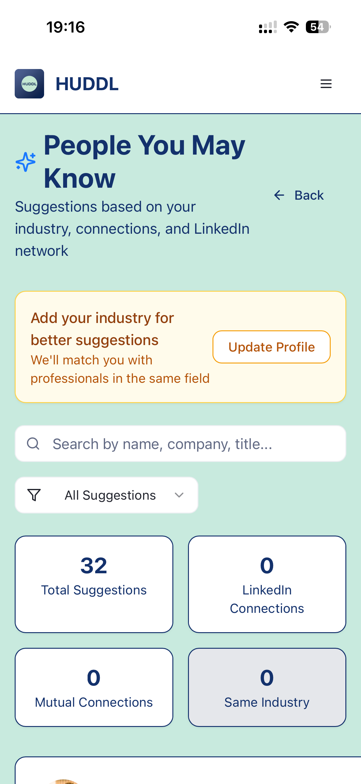 Huddl Connect
