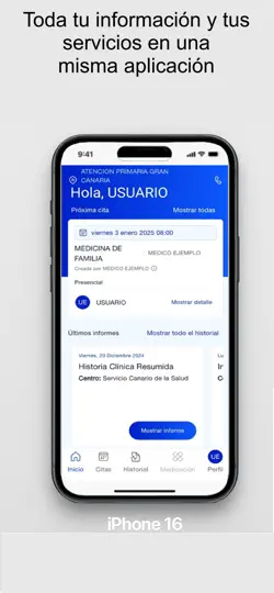Captura de pantalla de MiSCS en iPhone 2