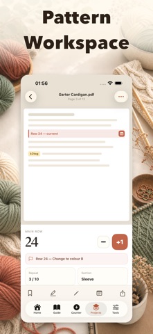KnitKit: Row Counter iPhone screenshot