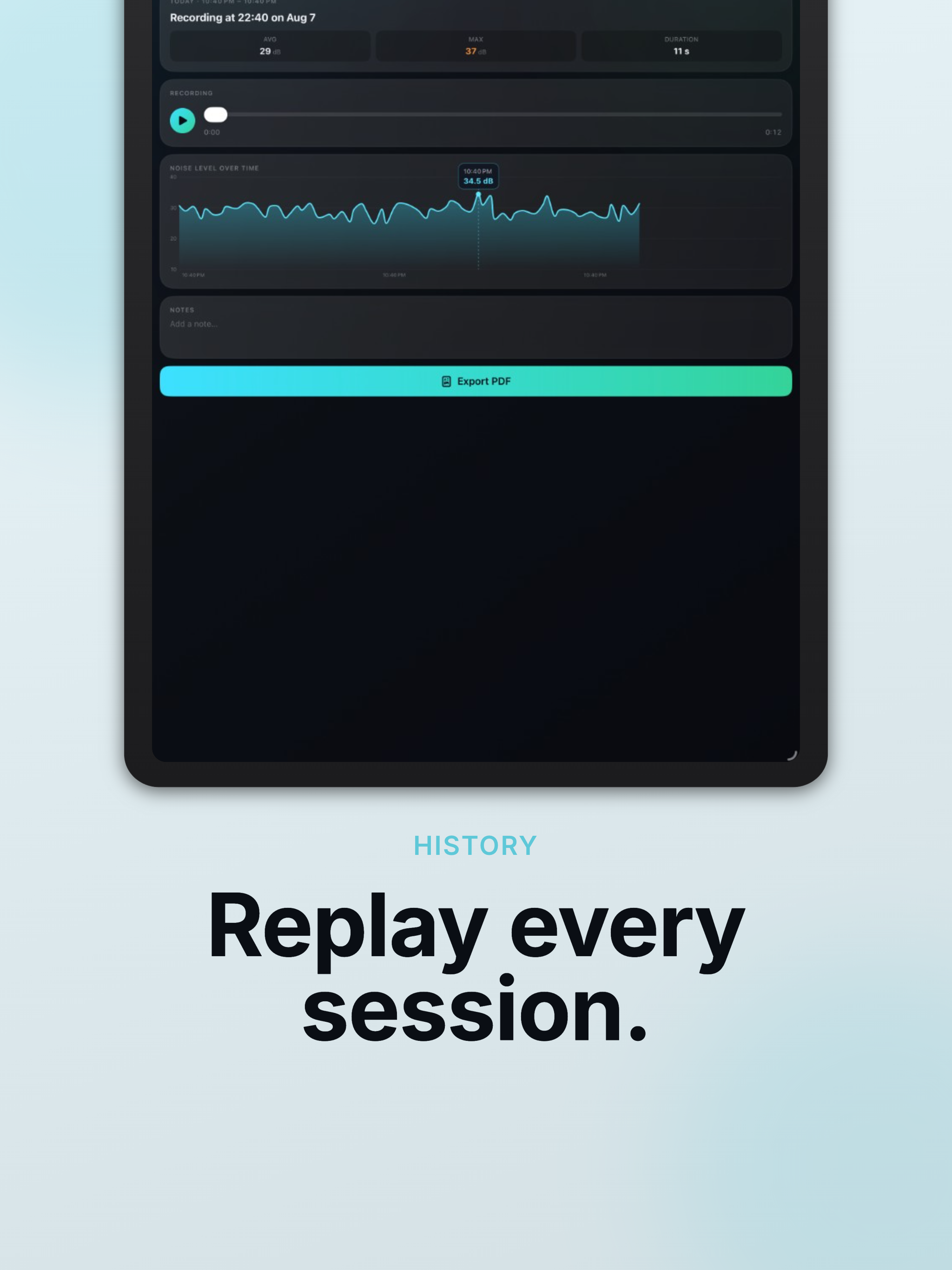 Noise Level Meter: dB/Hz screenshot 8