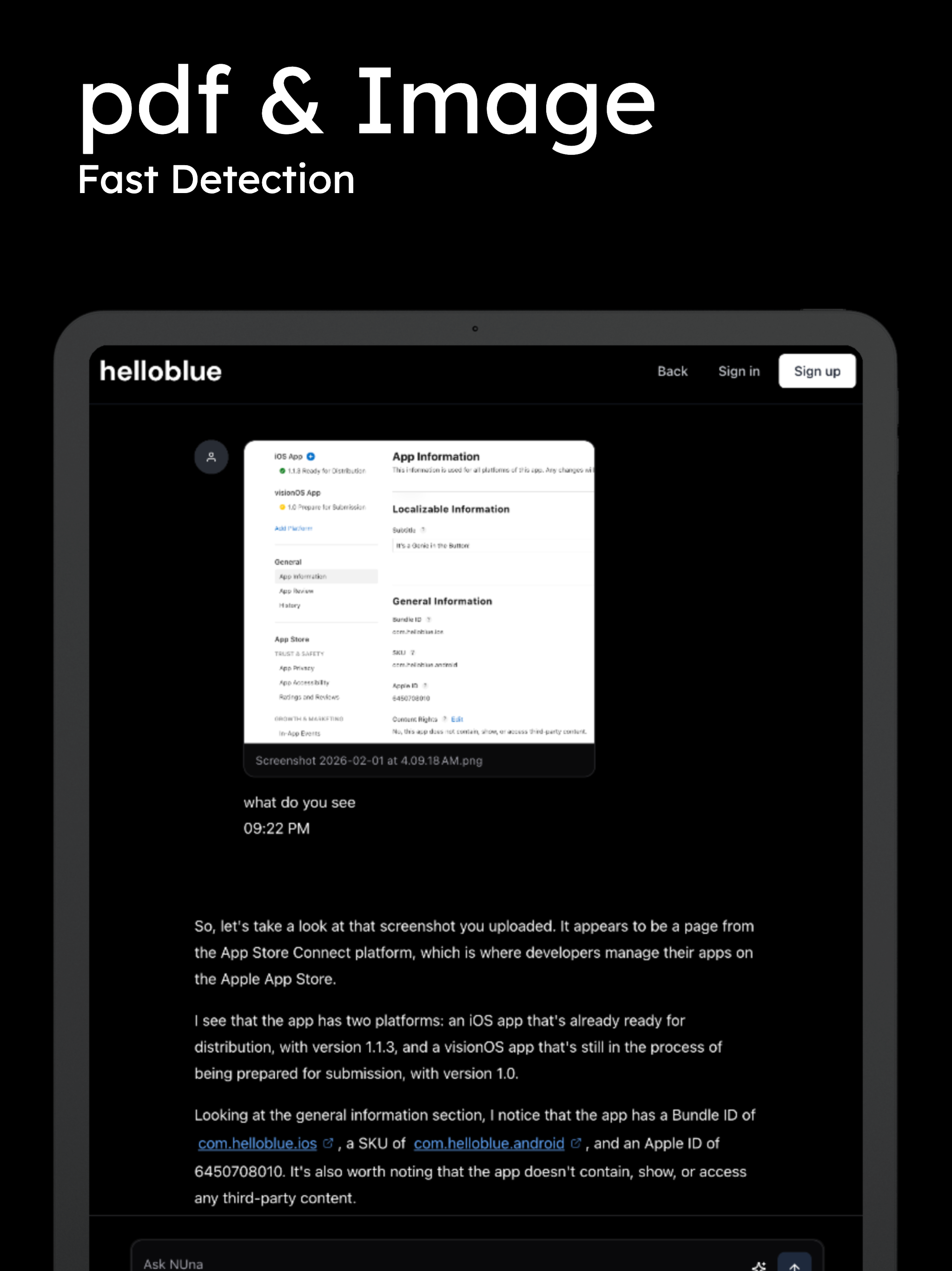 Helloblue screenshot 15