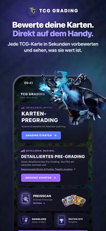TCG Grading: Karten Bewerten screenshot 2 of 8
