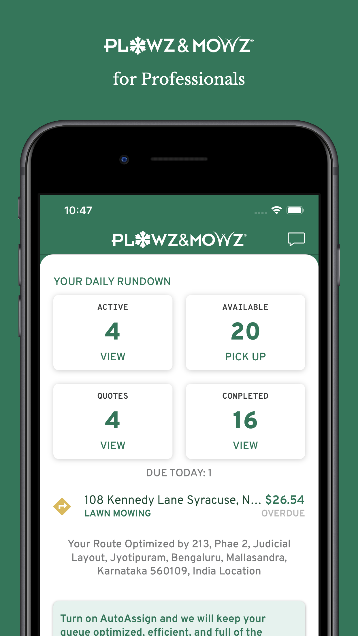PLOWZ & MOWZ for Landscapers