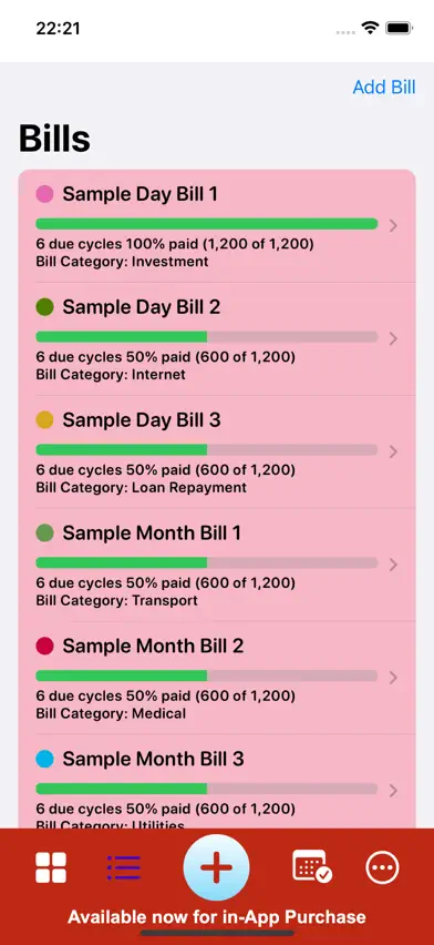 Bill Reminder Pay Promptly Pro screenshot 5