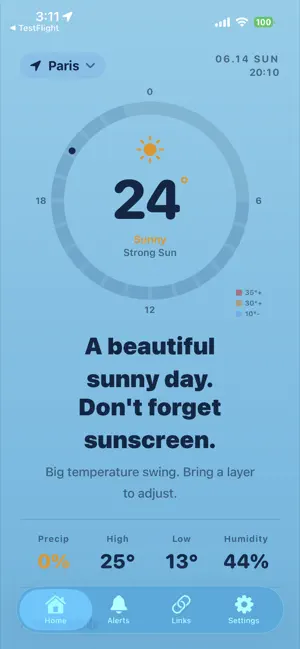 Weatherchime screenshot 1