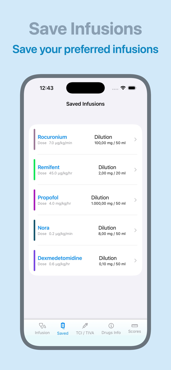 Drug Infusions TIVA TCI Scores screenshot 8