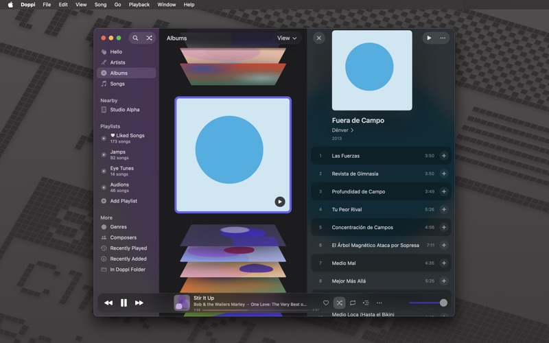 Doppi: For the music you keep iPhone screenshot