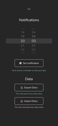 Three Word Diary Screenshot 4 of 4
