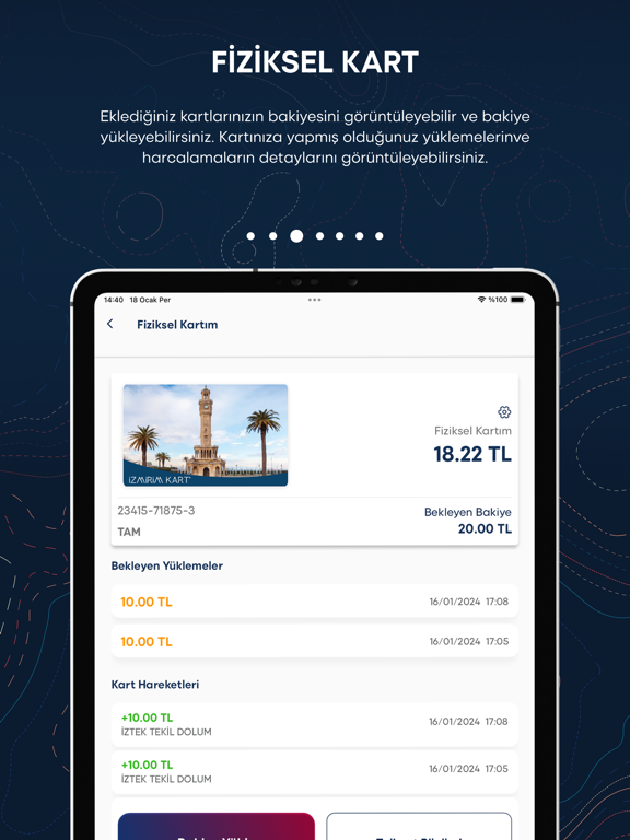 İzmirim Kart - Dijital Kart iPad screenshot 3 - Travel app