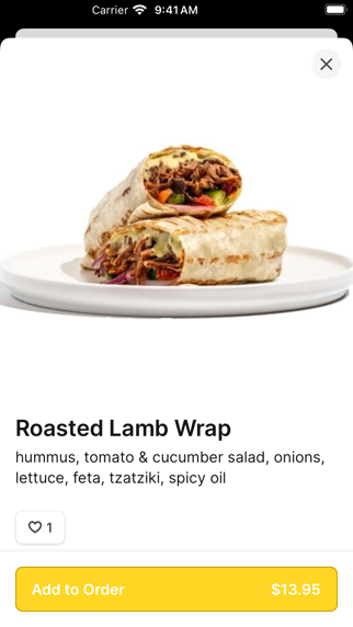 Wild Pita iPhone screenshot 4 - Food & Drink app