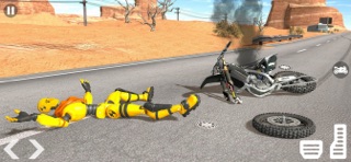 Ragdoll Bike Crash: Smash Fall iPhone screenshot