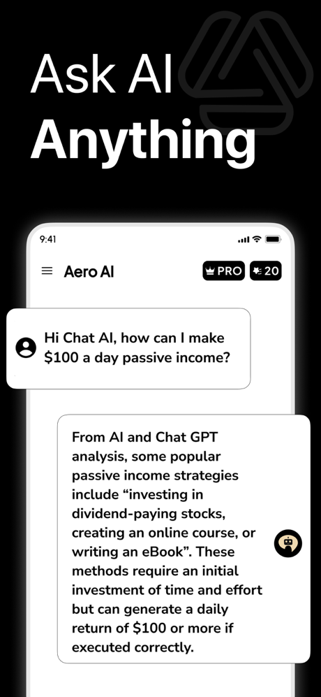 AI Chat bot Assistant: Aero AI screenshot 2