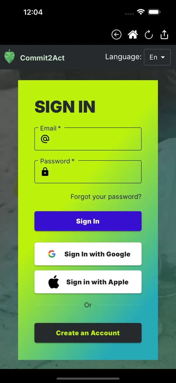 #4. Commit2Act (iOS) Podle: TakingITGlobal