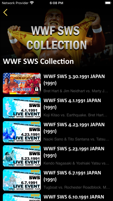 Wrestling TV Channel Screenshot