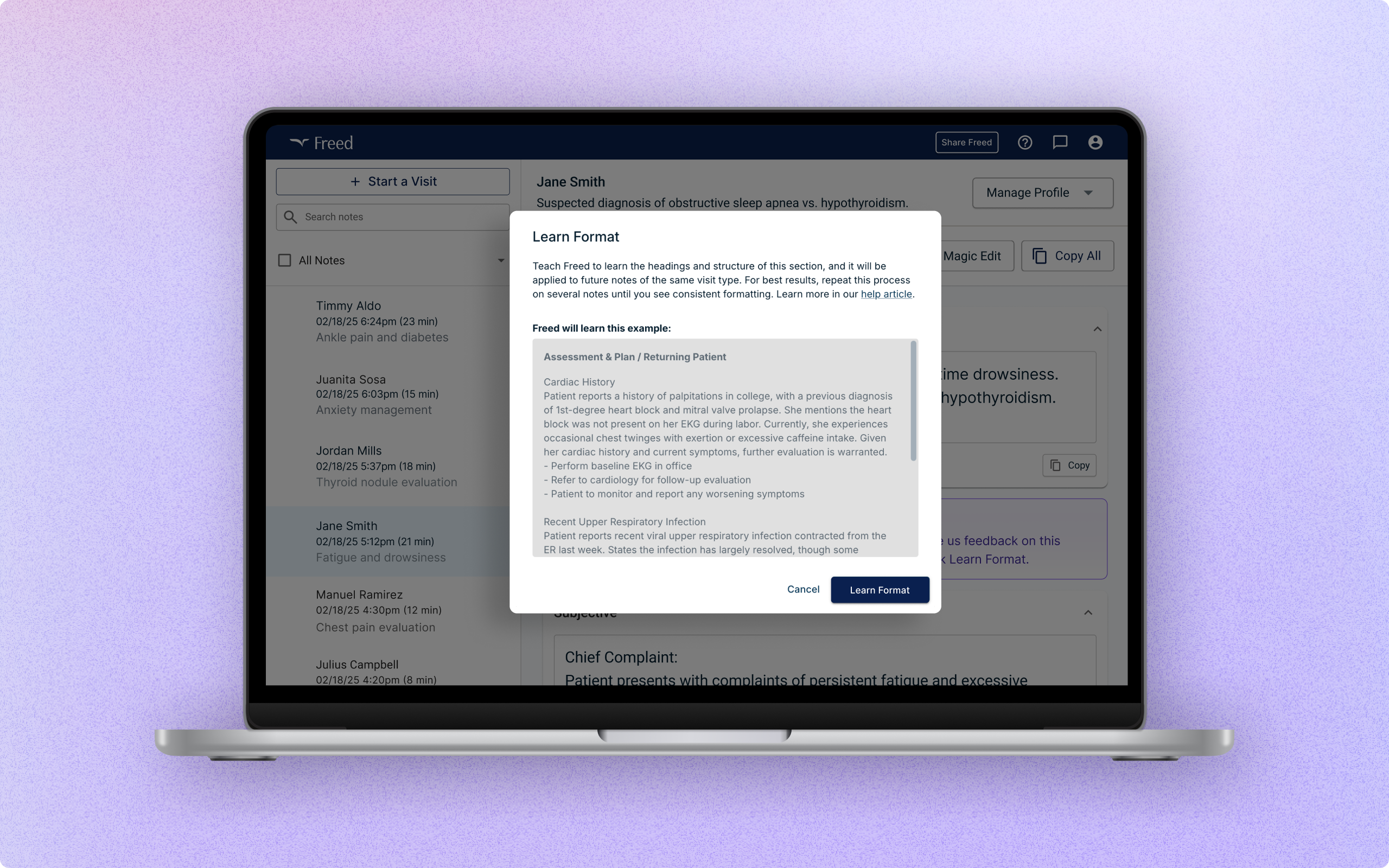 Freed - AI Scribe & Assistant