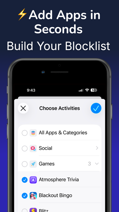 App Blocker & Focus: FocusGate iPhone screenshot 3 - Productivity app