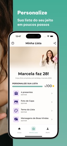 Simplista | Lista de presentes Screenshot 3 of 5