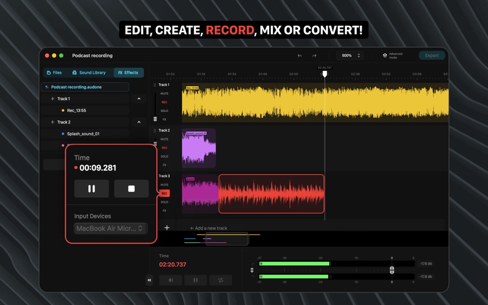 #2. Audio One: Easy Music Editing (macOS) By: Bitnite, TOO