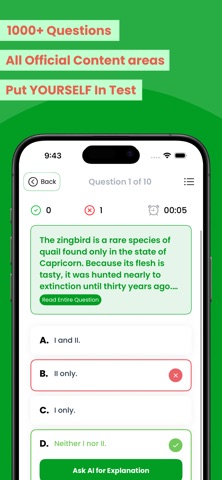MBE Practice Test: Bar Exam iPhone screenshot