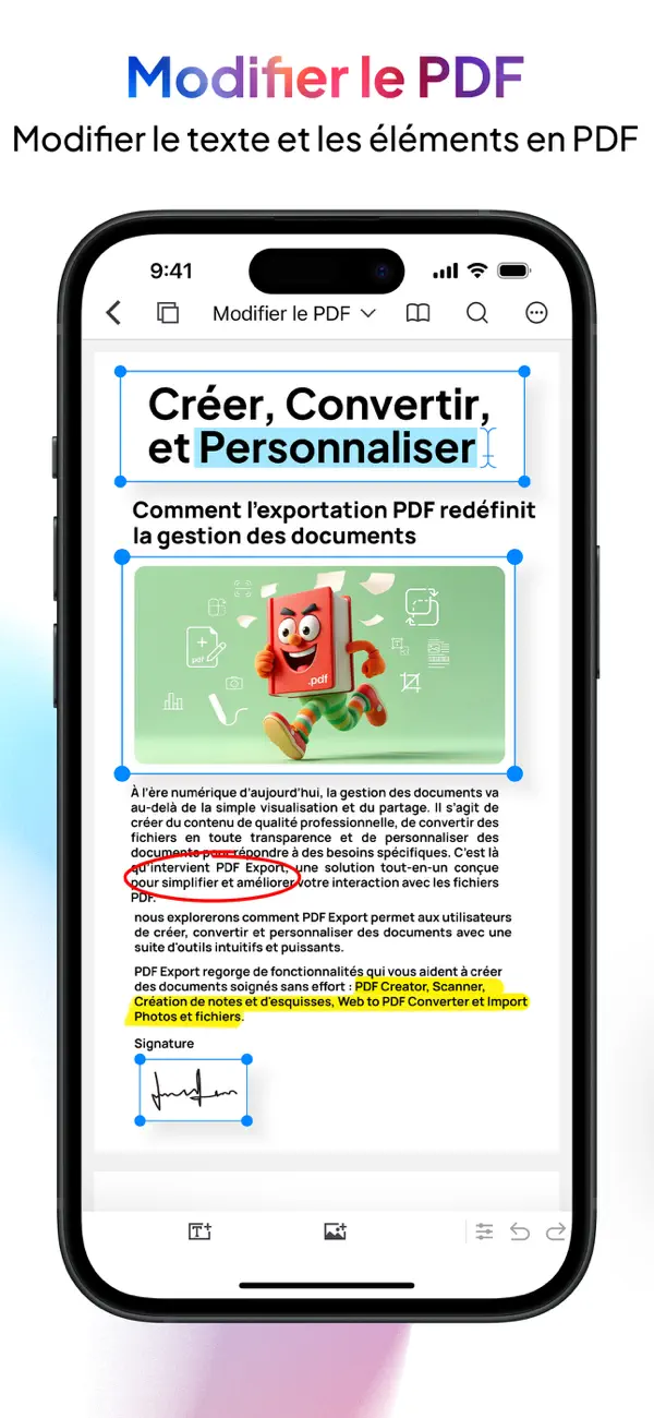 Screenshot #1 pour PDF Export: Scanner et signer