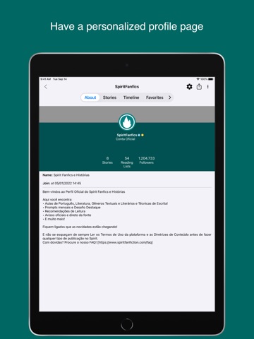 Spirit Fanfiction and Stories iPad screenshot