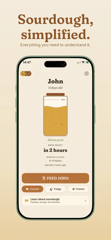 Sourdough: Starter Companion screenshot 1 of 5