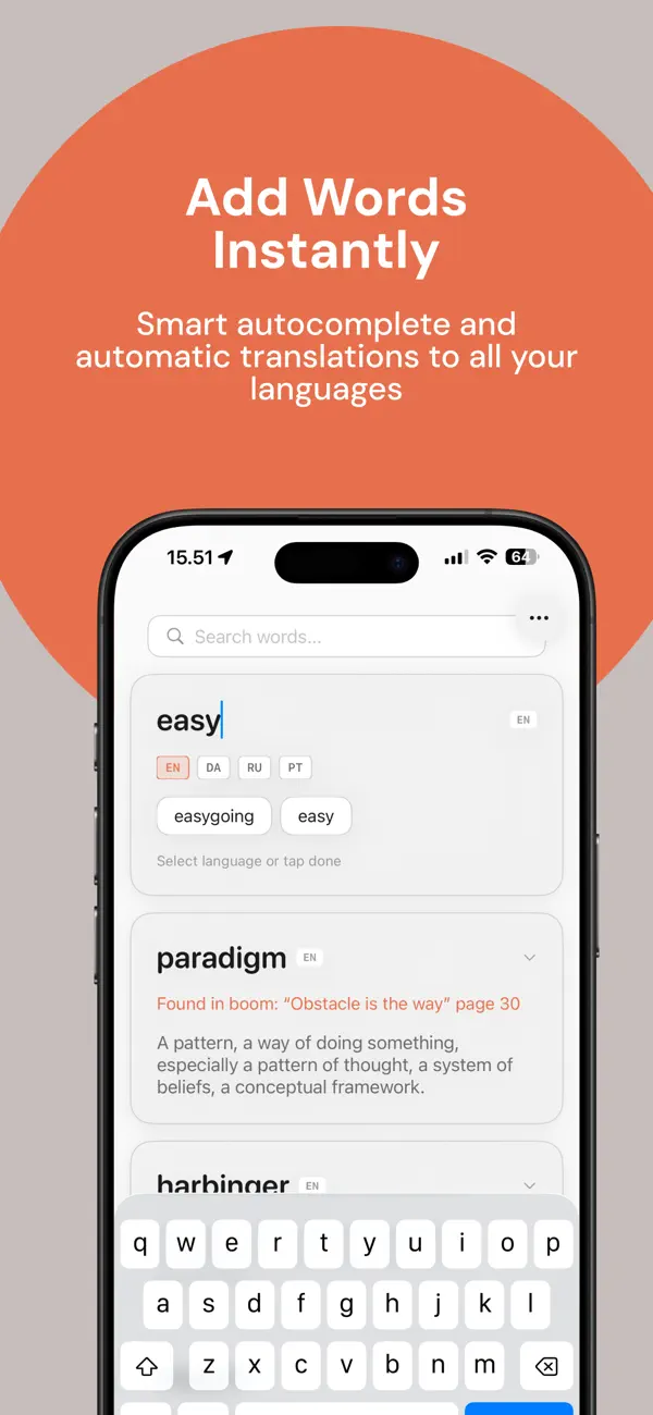 Screenshot #3 pour Lexiko - Vocabulary Builder