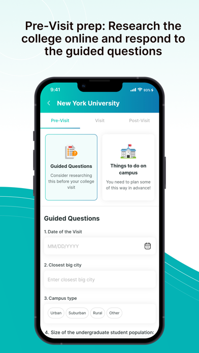 Visit College iPhone screenshot 3 - Education app
