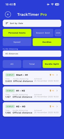 TrackTimer screenshot