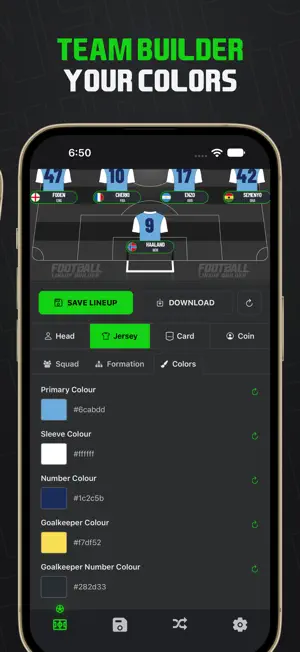 Soccer Team Lineup Builder 11 screenshot 4