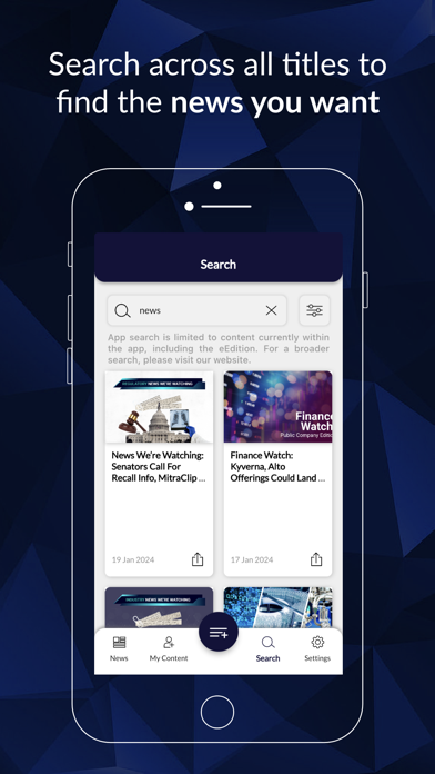 Citeline News and Insights iPhone screenshot 4 - News app