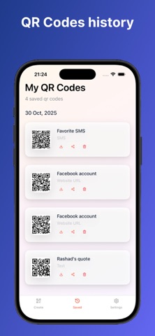 Simple QR Maker - QR Generator screenshot