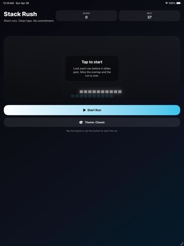 Stack Rush: Tap Tower iPad screenshot