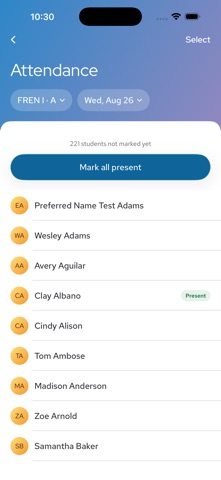 FACTS Staff App Screenshot 2 of 3
