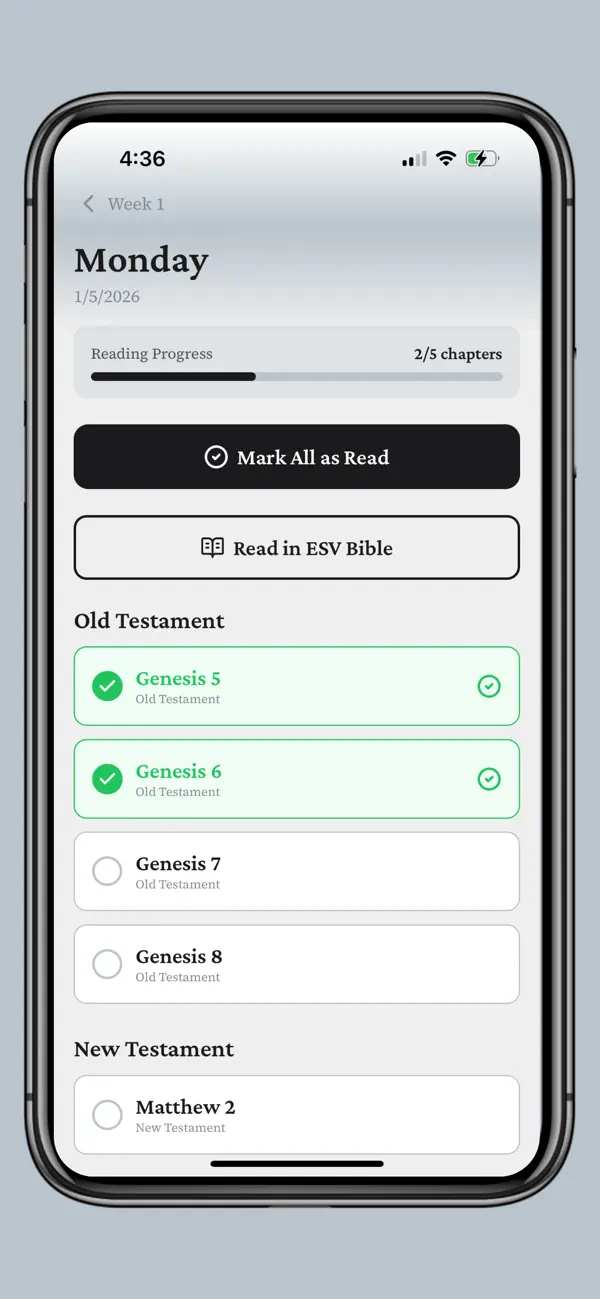 Screenshot #3 pour Bible Reading Plan 2026