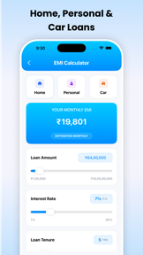 EMI Calculator : All Loan Calc screenshot