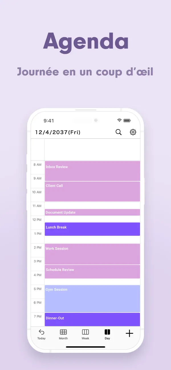 Screenshot #2 pour N Calendrier: Planning Partagé