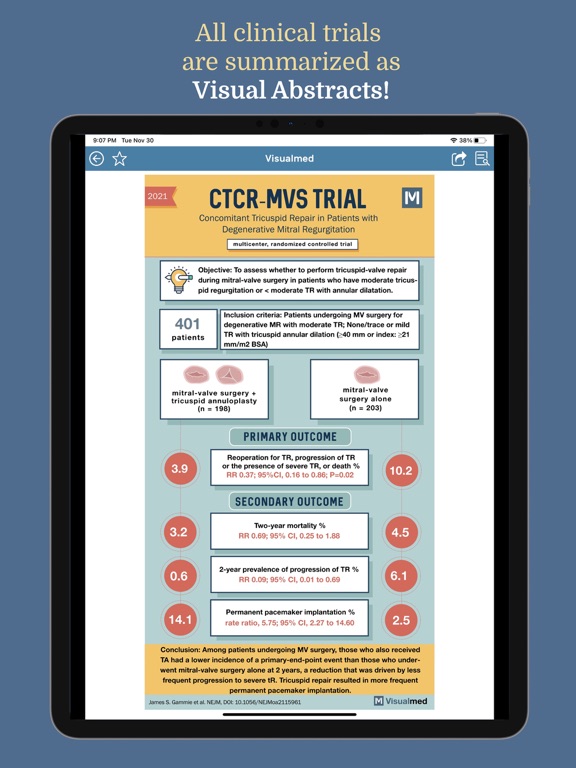 Screenshot #5 pour Visualmed: Clinical Trials