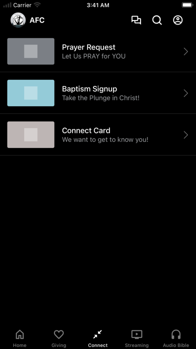 Anchor4square Church App Screenshot