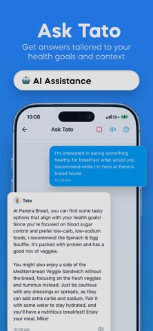 Tato Health iPhone screenshot