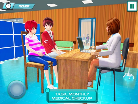 Anime Pregnant Mom & Baby Sim