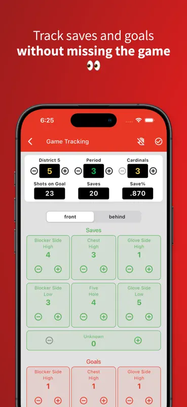 My Goalie Stats screenshot 1 of 5