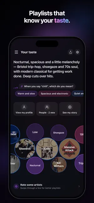 Beyond25: AI Playlist Maker screenshot 1