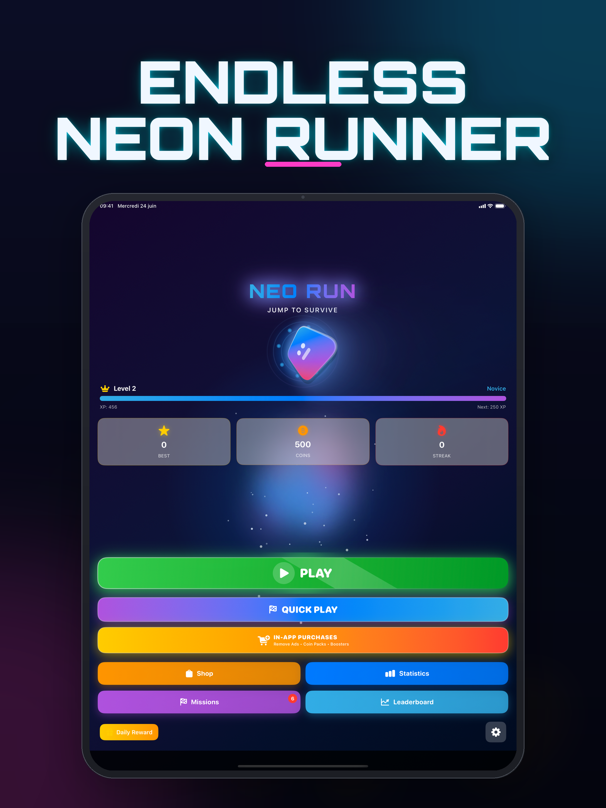 Neo Run Cube: Neon Runner screenshot 7