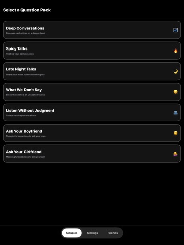 Deep Questions & Conversations iPad screenshot