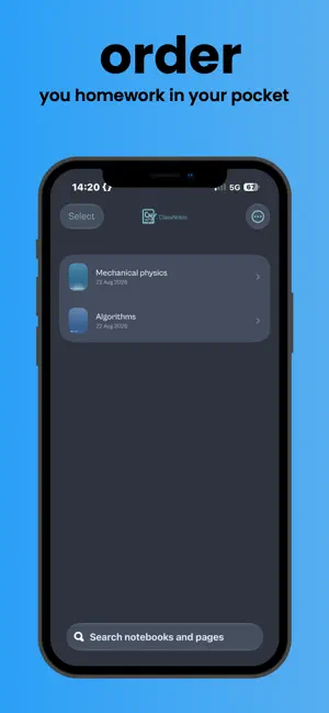 ClassNotes: My smart notebook screenshot 2